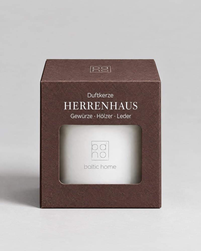 Duftkerze Herrenhaus in der Geschenkschachtel