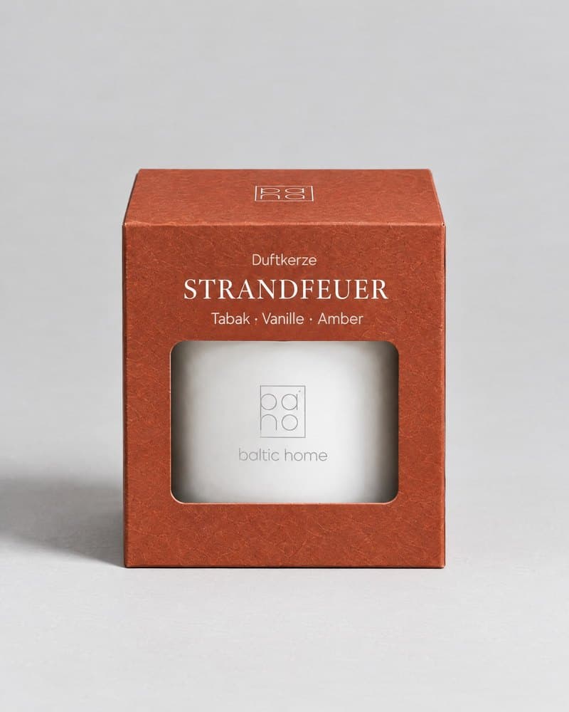 Duftkerze Strandfeuer in der Geschenkschachtel